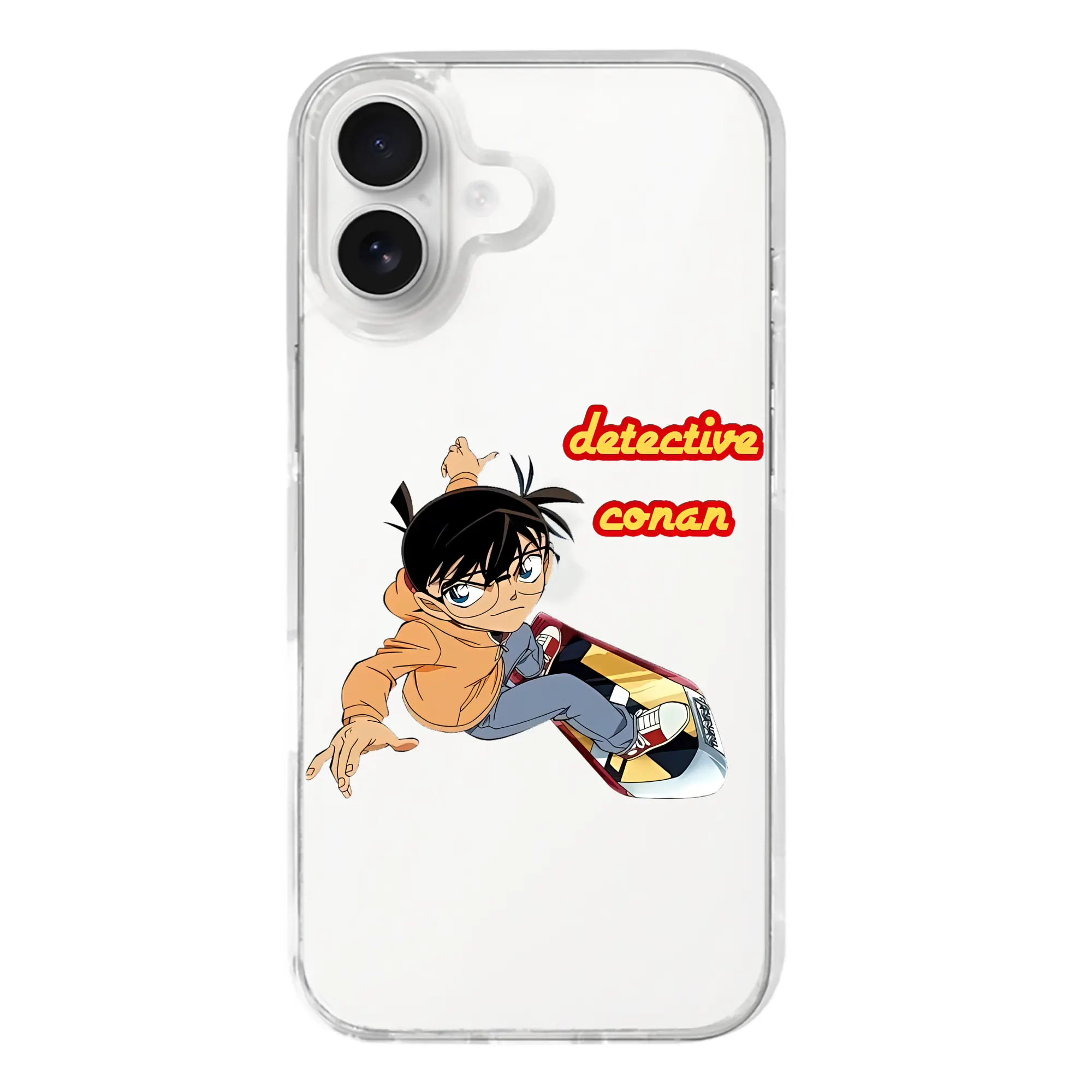 名探偵コナン グッズ 江戸川 コナン - iPhone 17シリーズ 透明スマホケース – 薄型・耐衝撃・精密フィット保護カバー